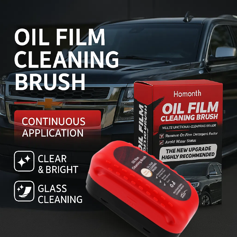 Multifunctional Car Cleaning Brush Car Windshield Side Window Cleaning Tool Car Wash Accessories Car Stuff Homonth Car Glass Oil Film Remover