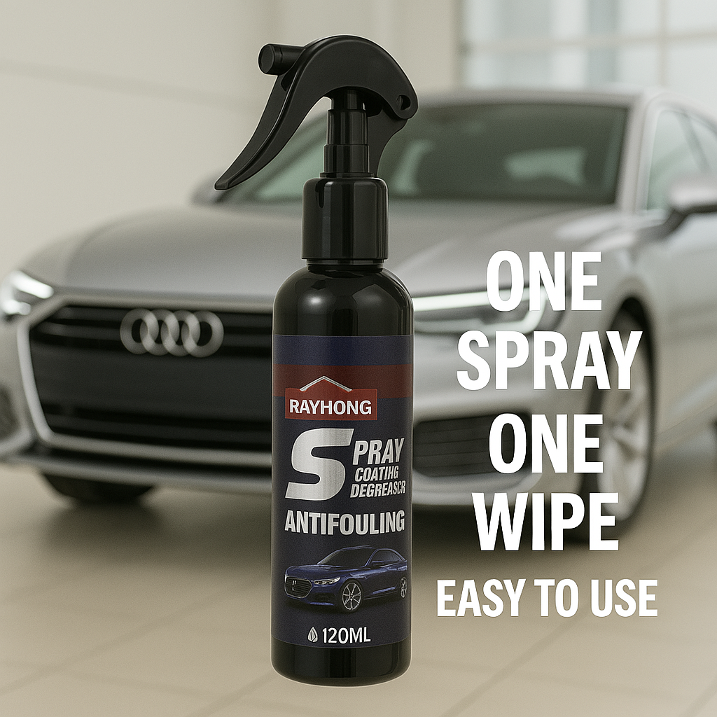 Car Paint Guard Combo: Quick Coating Spray and Water-Free Cleaner