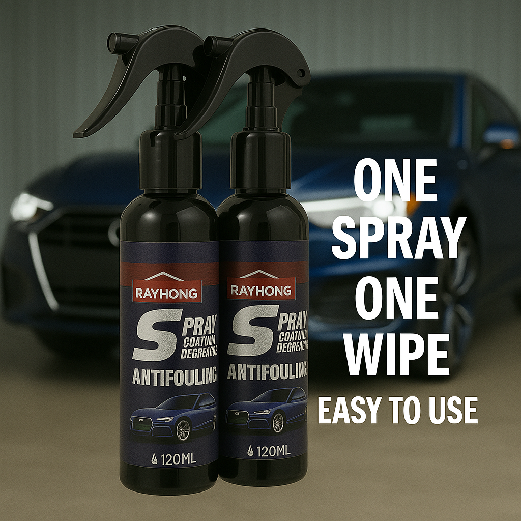 Car Paint Guard Combo: Quick Coating Spray and Water-Free Cleaner