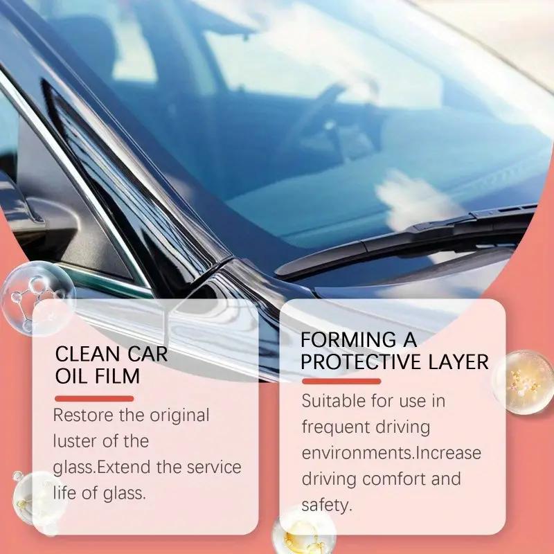 Multifunctional Car Cleaning Brush Car Windshield Side Window Cleaning Tool Car Wash Accessories Car Stuff Homonth Car Glass Oil Film Remover
