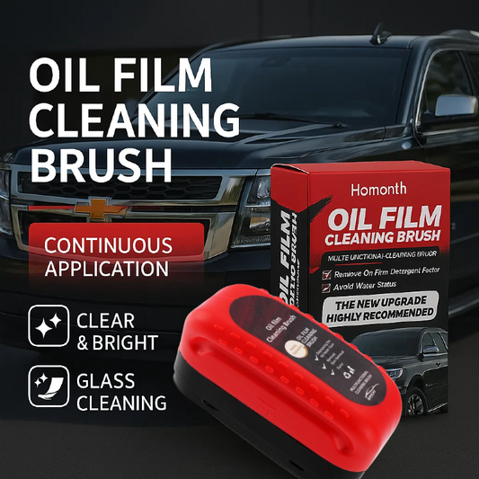 Multifunctional Car Cleaning Brush Car Windshield Side Window Cleaning Tool Car Wash Accessories Car Stuff Homonth Car Glass Oil Film Remover